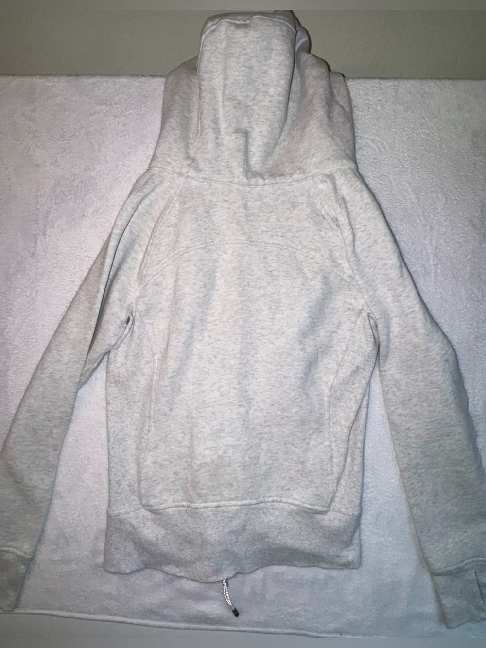 `Lululemon Scuba Full Zip Hoodie Heathered Gray Sz 6 - Picture 14 of 16